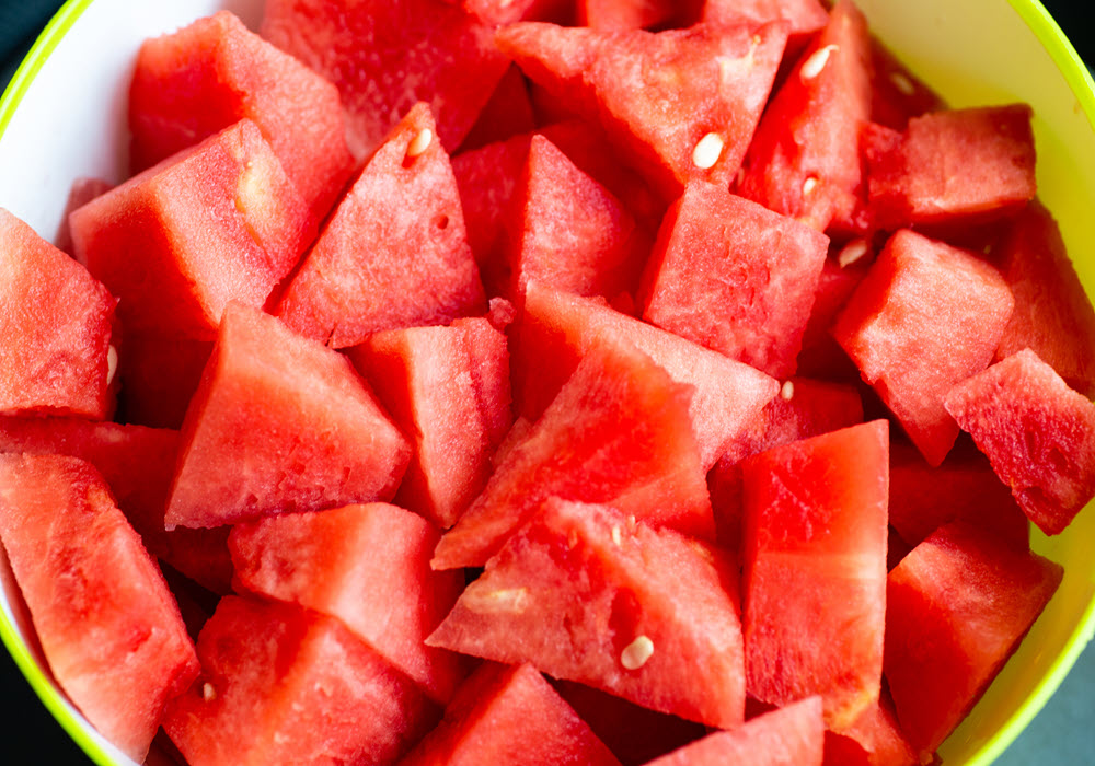 A summer bowl of watermelon