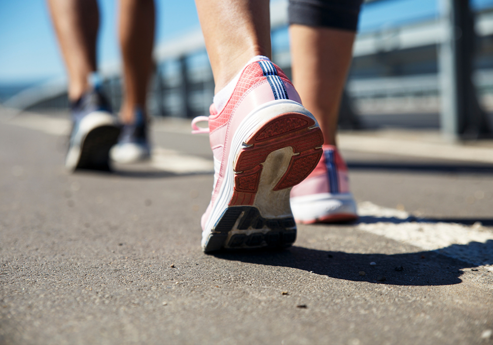 Car Free Day featuring running shoes on athletes