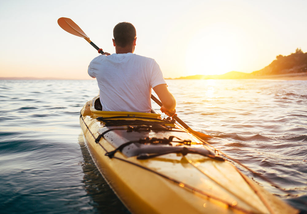 Kayaking with Dad